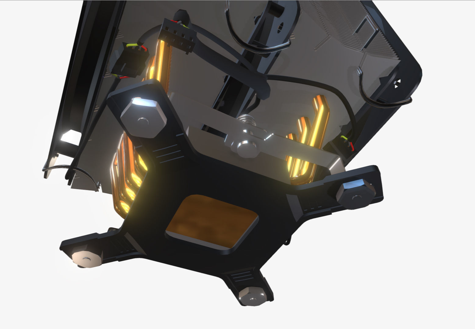 DEEPCOOL Neptwin V2 Free low-poly 3D model_3