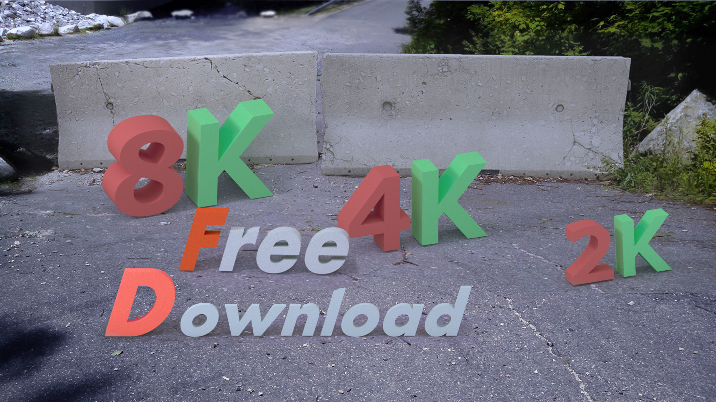 Concrete block 3D model | CGTrader