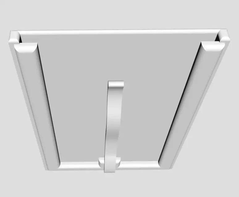 Credit card money clip Stl file 3D print model_0