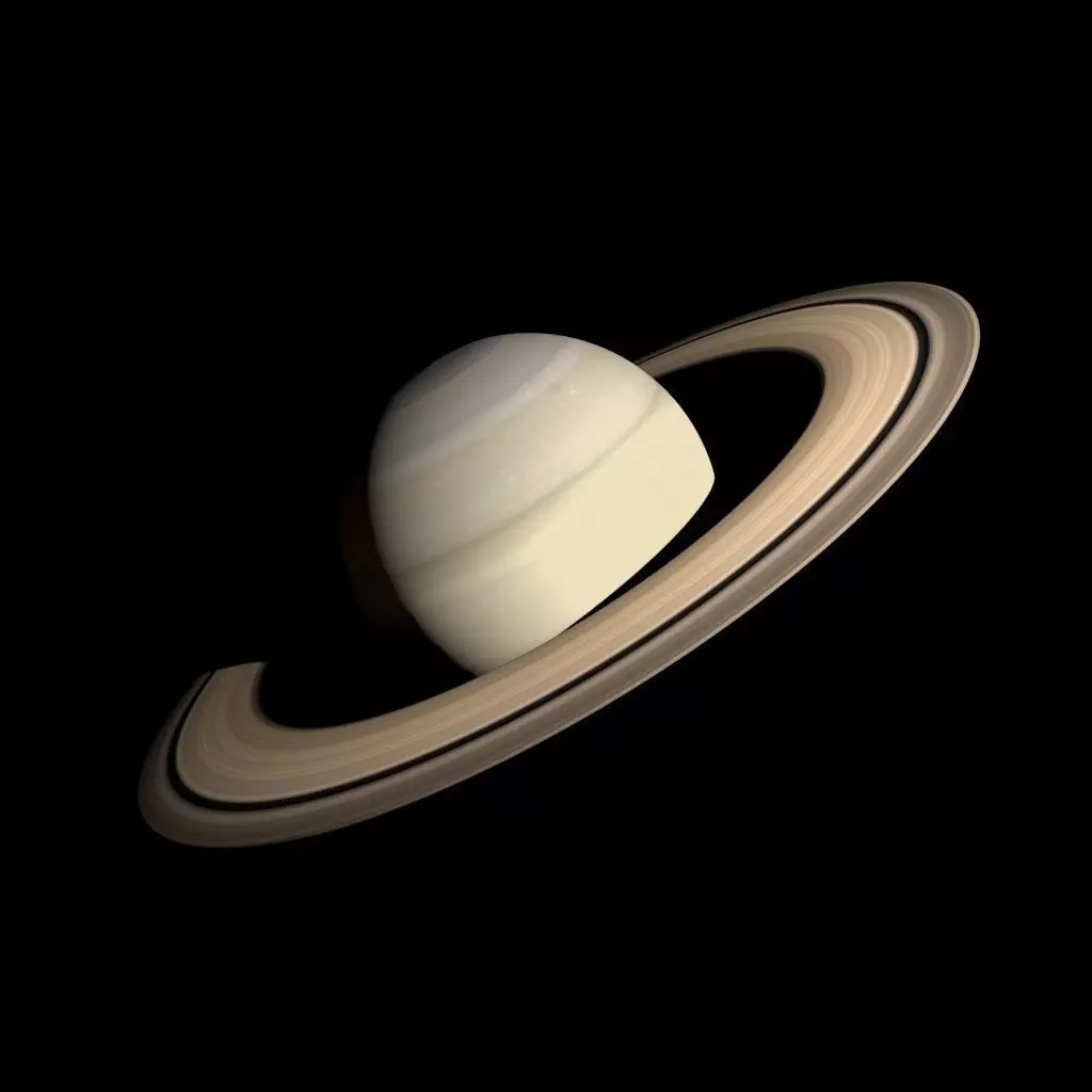 Animated HD Saturn Model Low-poly 3D model