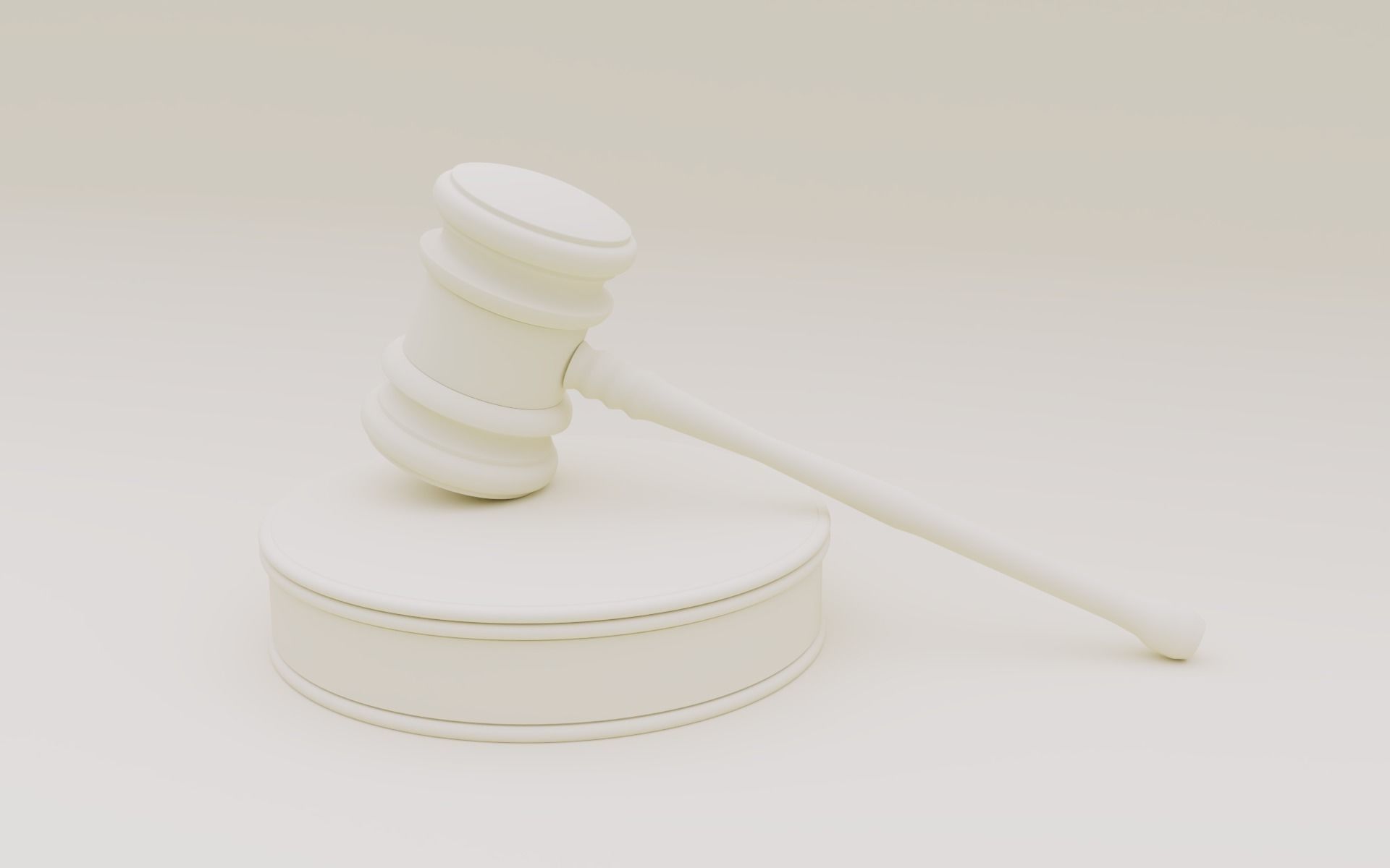 Judges Hammer 3D model_1