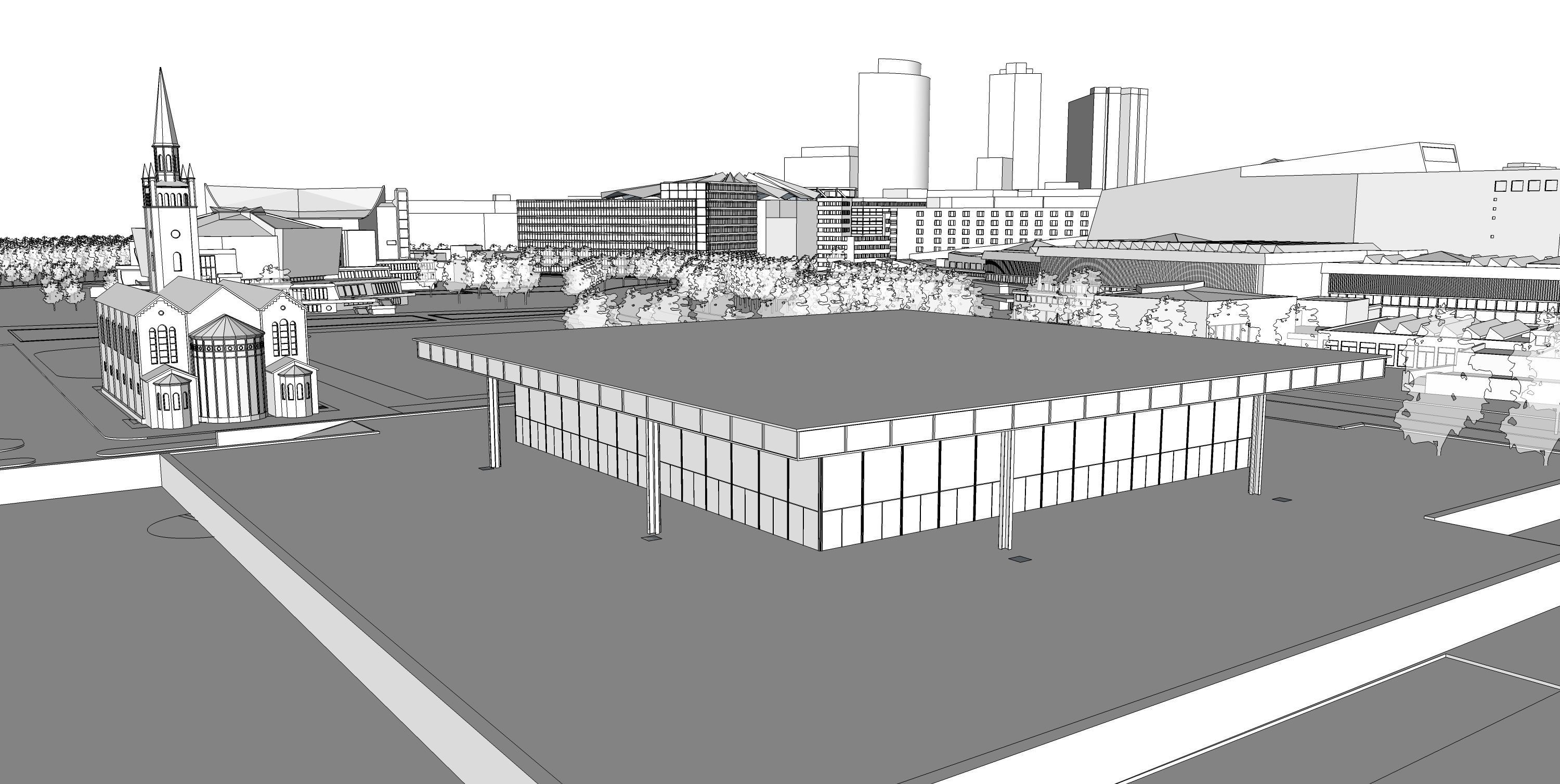 Berlin City Low-poly 3D model_5