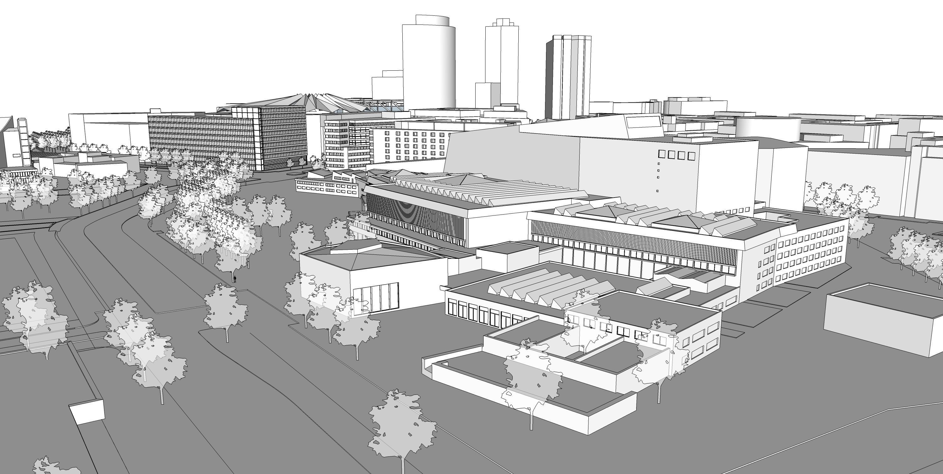 Berlin City Low-poly 3D model_7