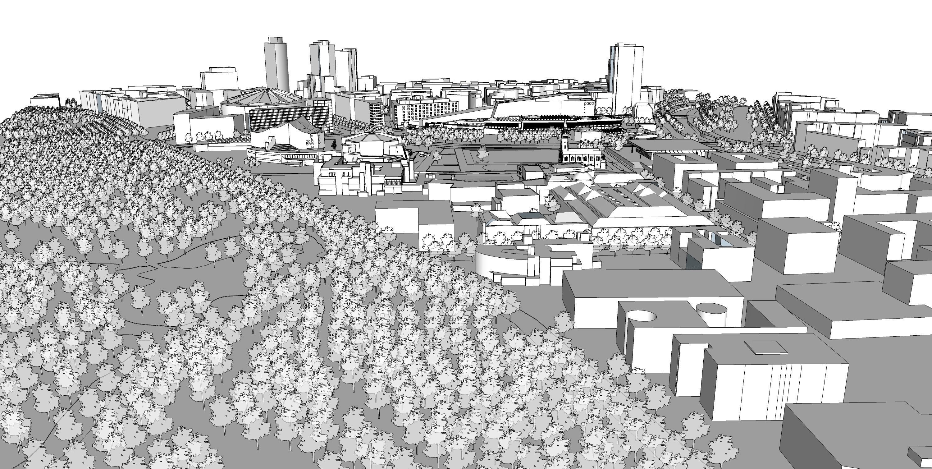 Berlin City Low-poly 3D model_3