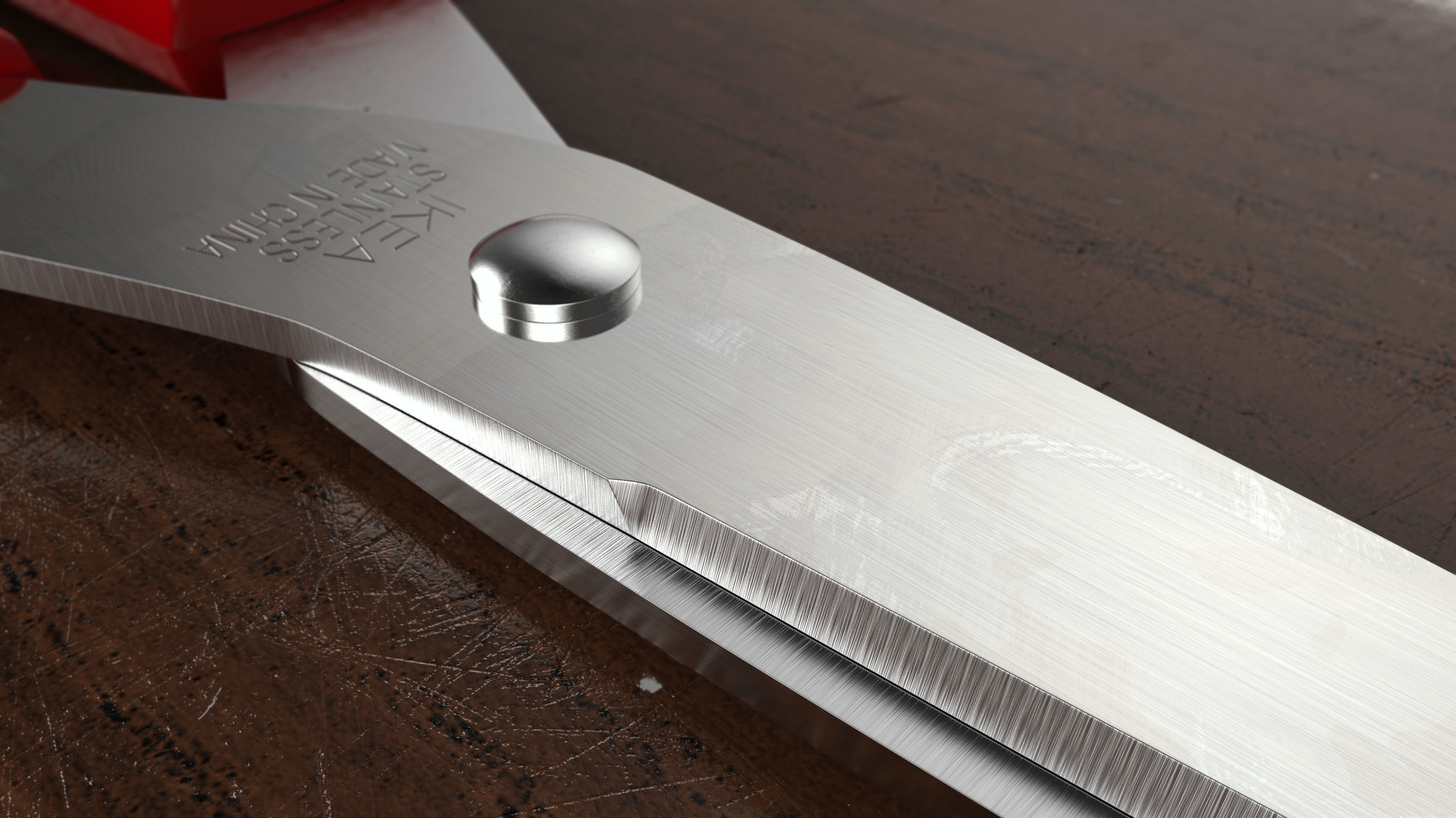 Trojka Big Scissors Low-poly 3D model_2