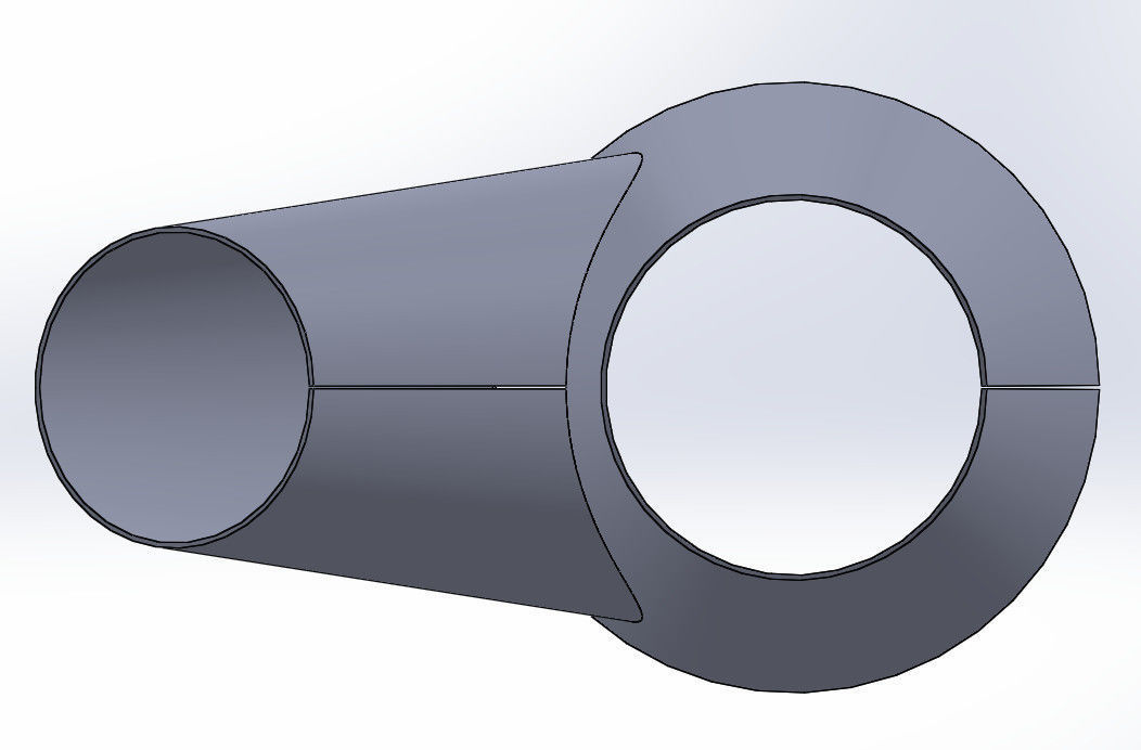 Y-Pipe Conical Free 3D print model_5