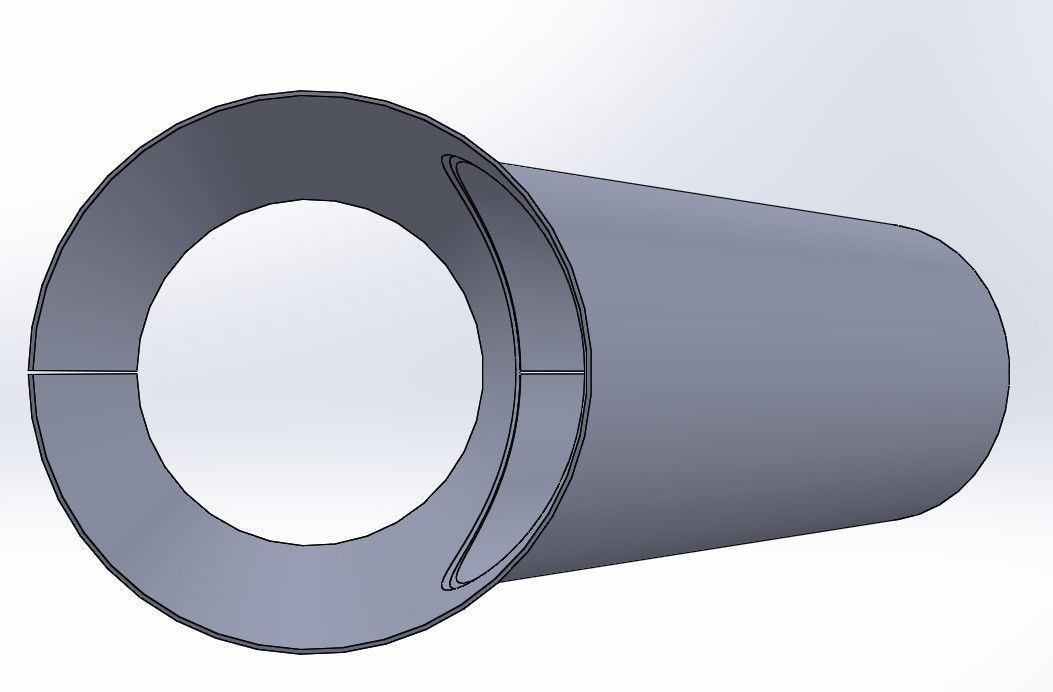 Y-Pipe Conical Free 3D print model_4