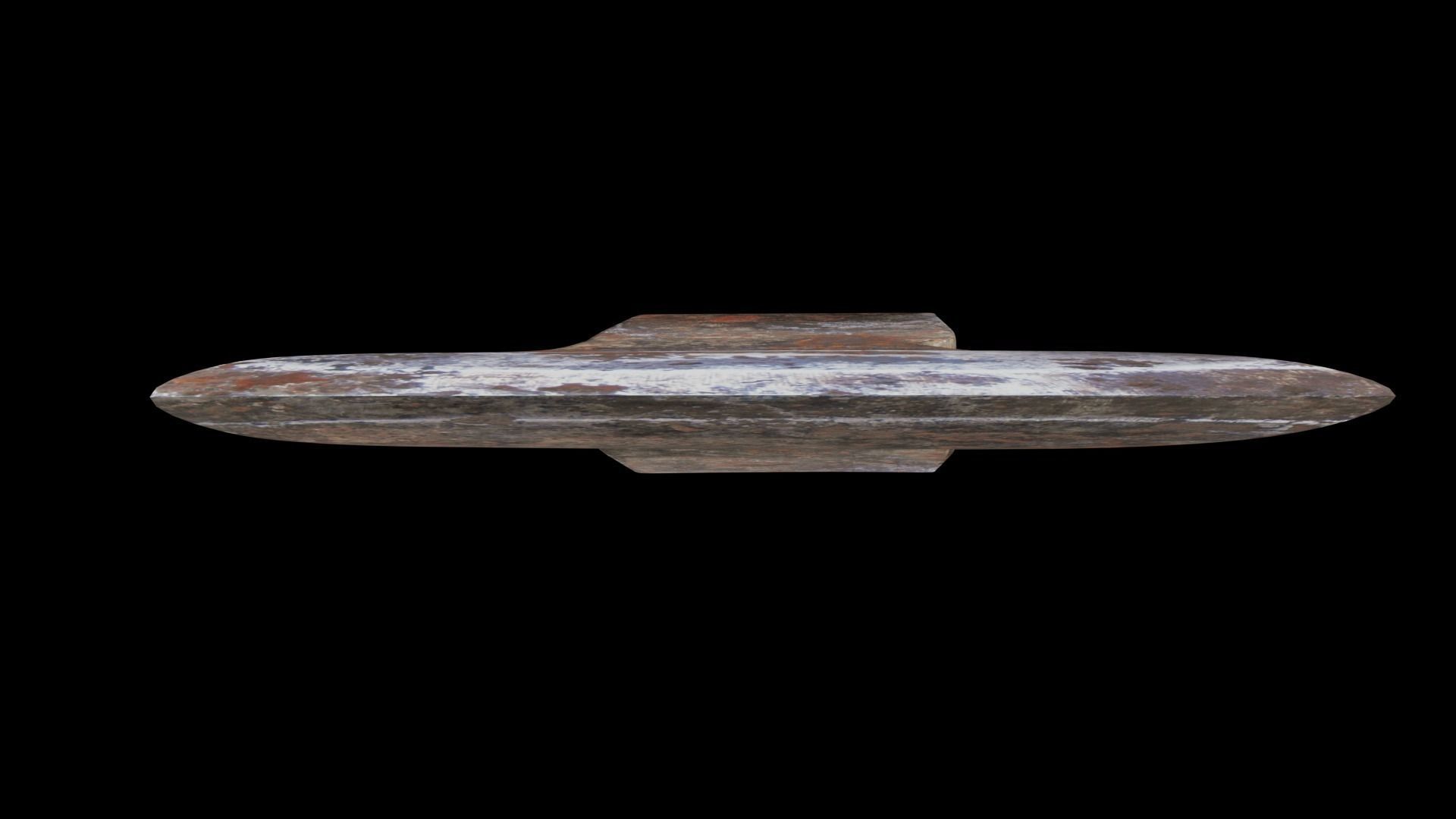 Rusty Axe Low and High Poly Free low-poly 3D model_4