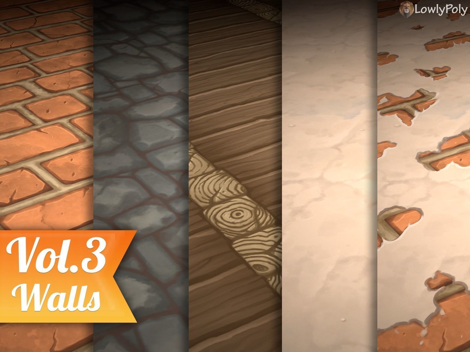 Stylized Walls Vol 03 - Hand Painted Texture  Texture_7