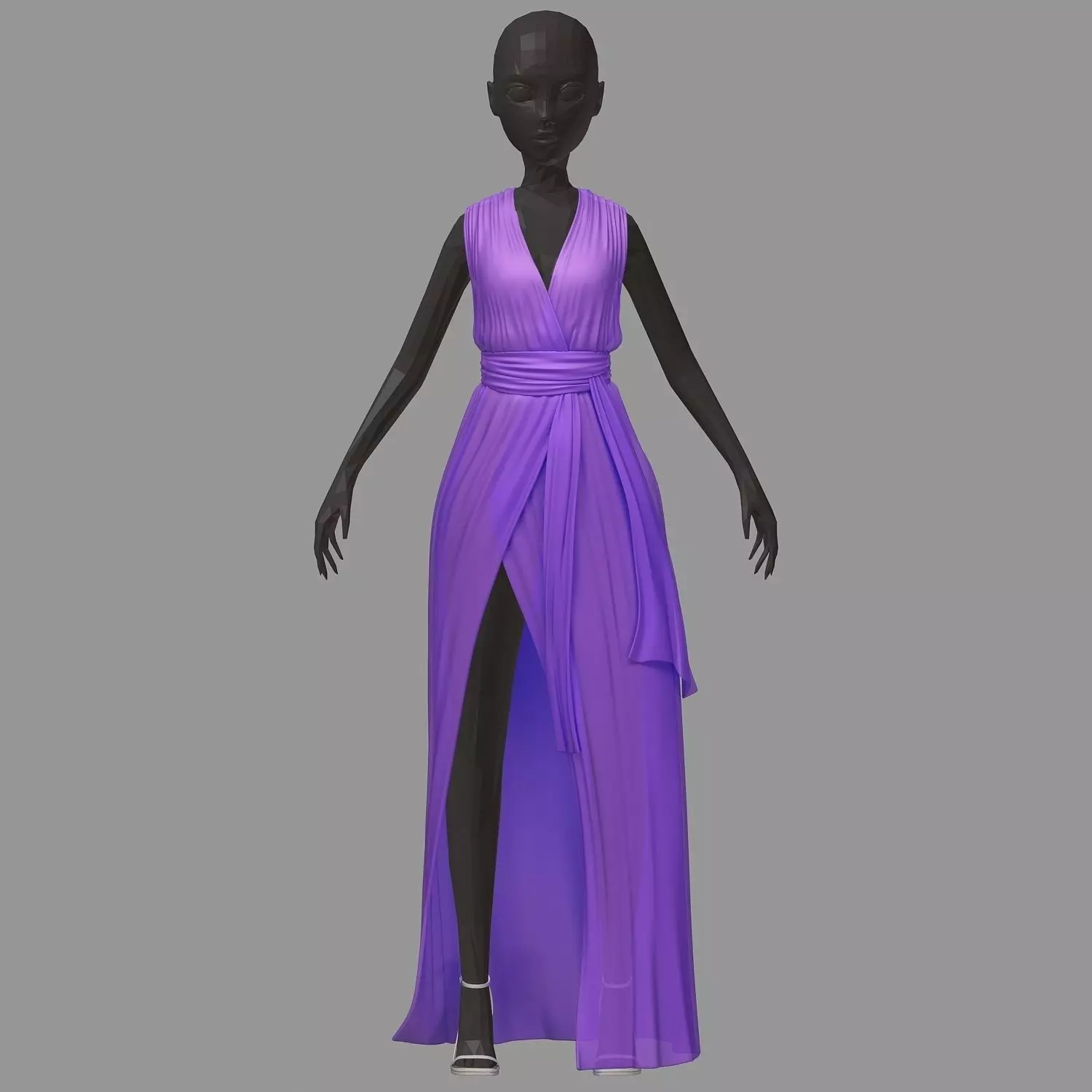 open lace back dress Purple Oxford Shoes | Harvey by Amali