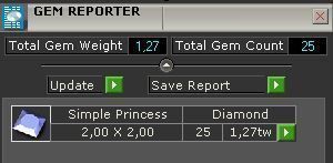 Emerald wedding ring 3D print model_2