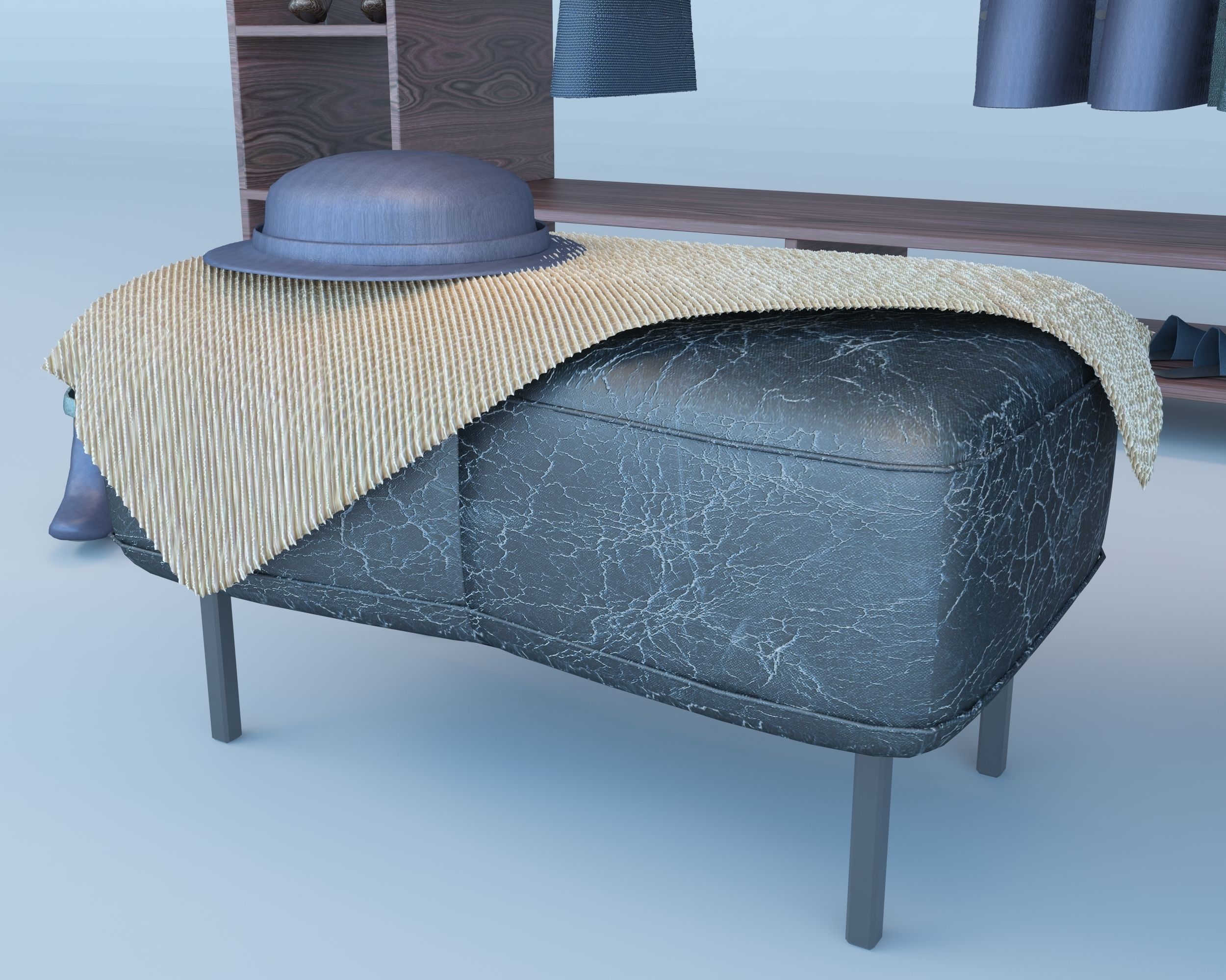 Coat Stand Free 3D model_5