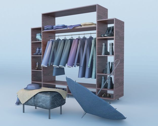 Coat Stand Free 3D model