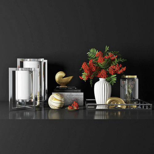 Decorative set 03 3D model