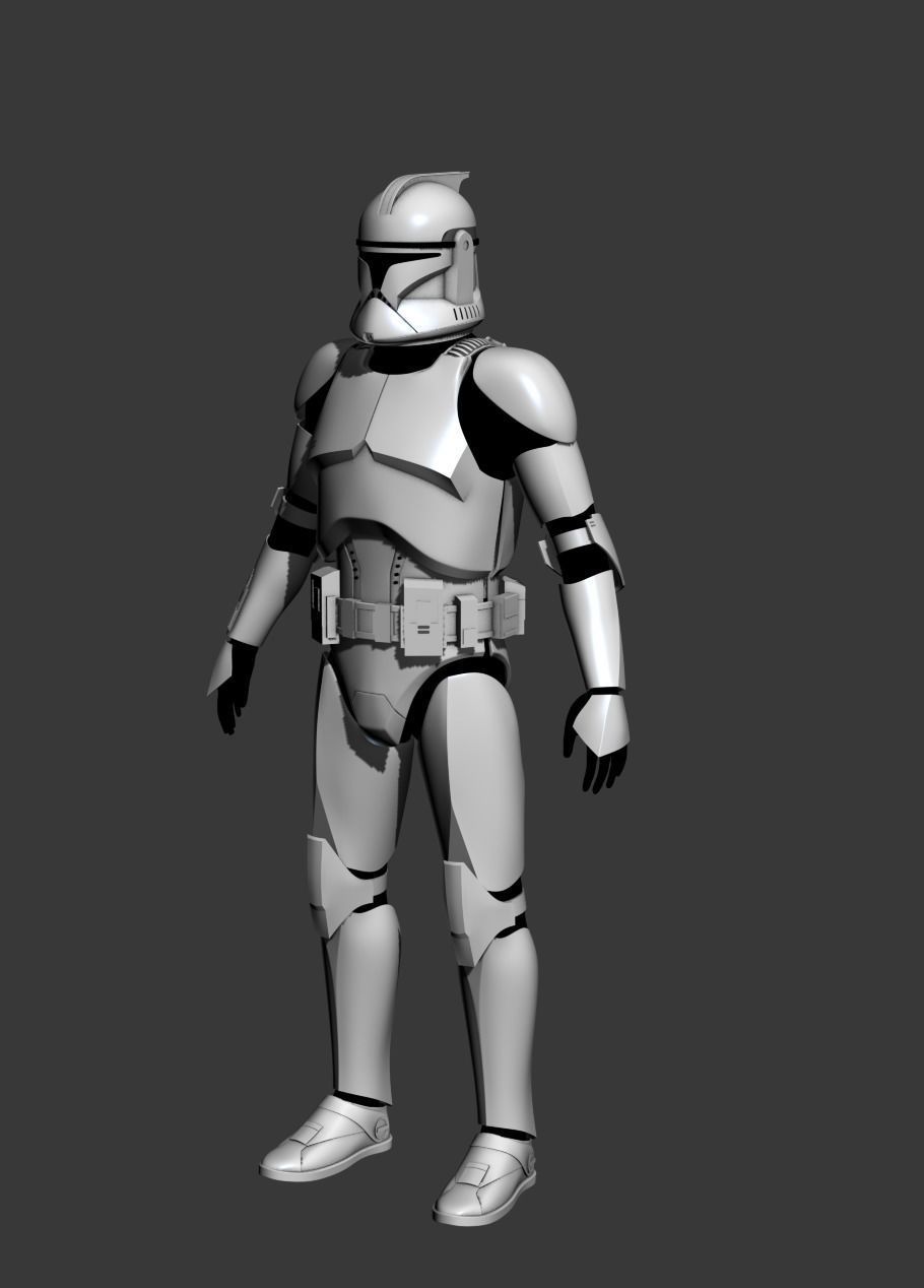 Clone Trooper Cosplay Armor 3D print model_1