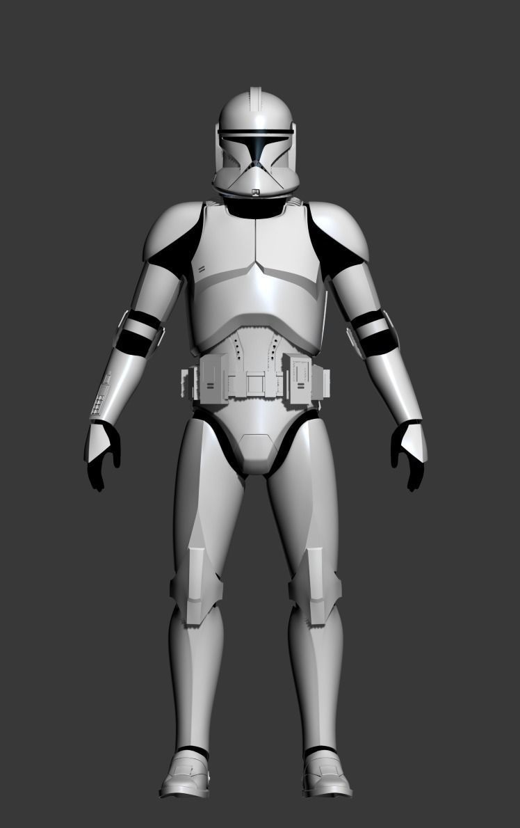 Clone Trooper Cosplay Armor 3D print model_4