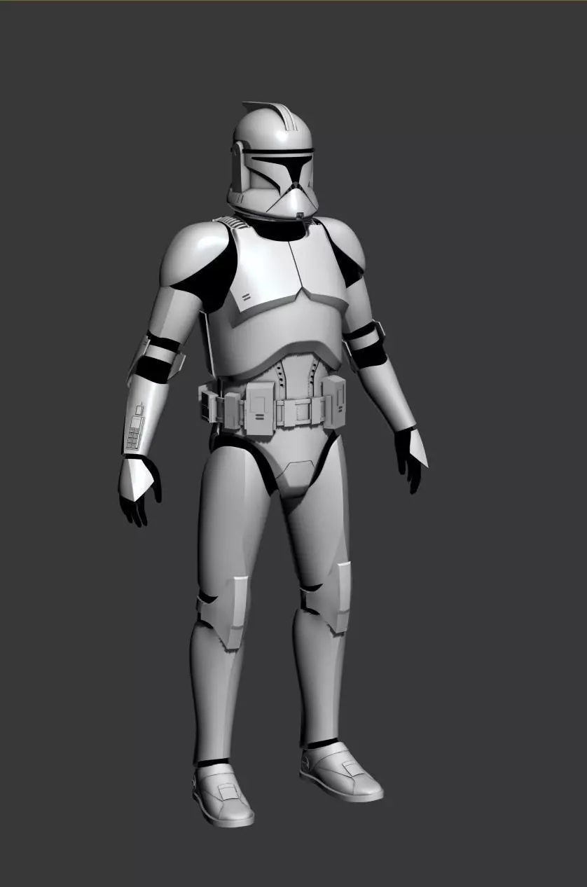 Clone Trooper Cosplay Armor 3D print model_0