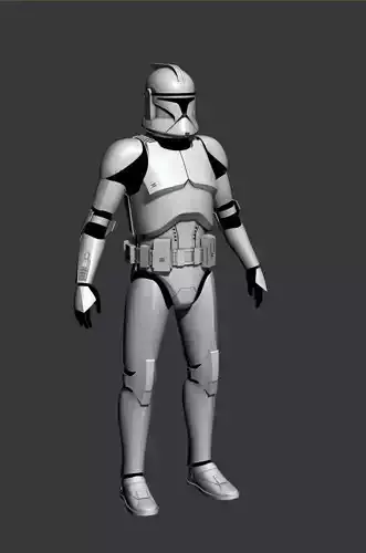 Clone Trooper Cosplay Armor 3D print model