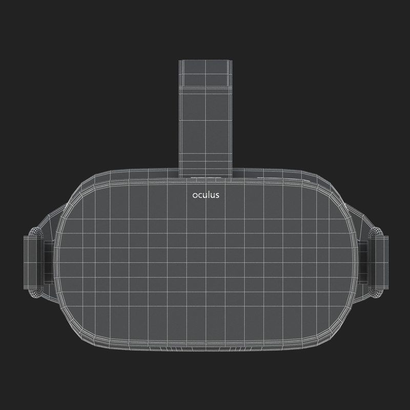 E3D - Oculus Go Headset 3D model 3D model_6