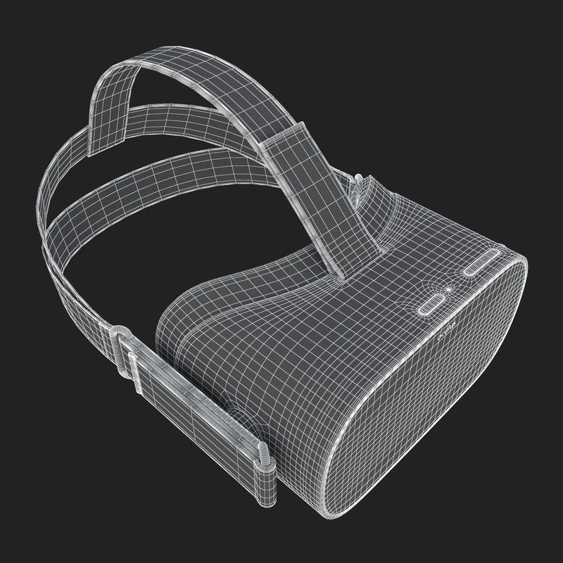 E3D - Oculus Go Headset 3D model 3D model_9