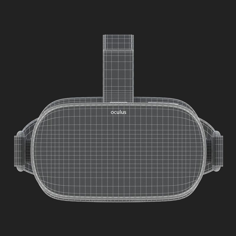 E3D - Oculus Go Headset 3D model 3D model_7