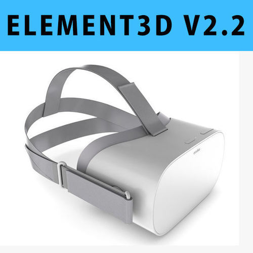 E3D - Oculus Go Headset 3D model 3D model