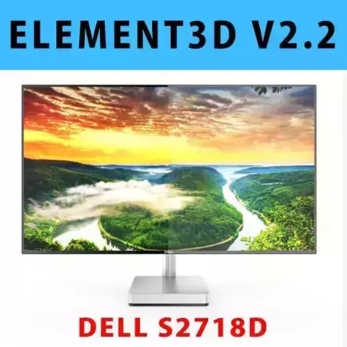 3D E3D - Dell 27 Ultrathin Monitor S2718D model