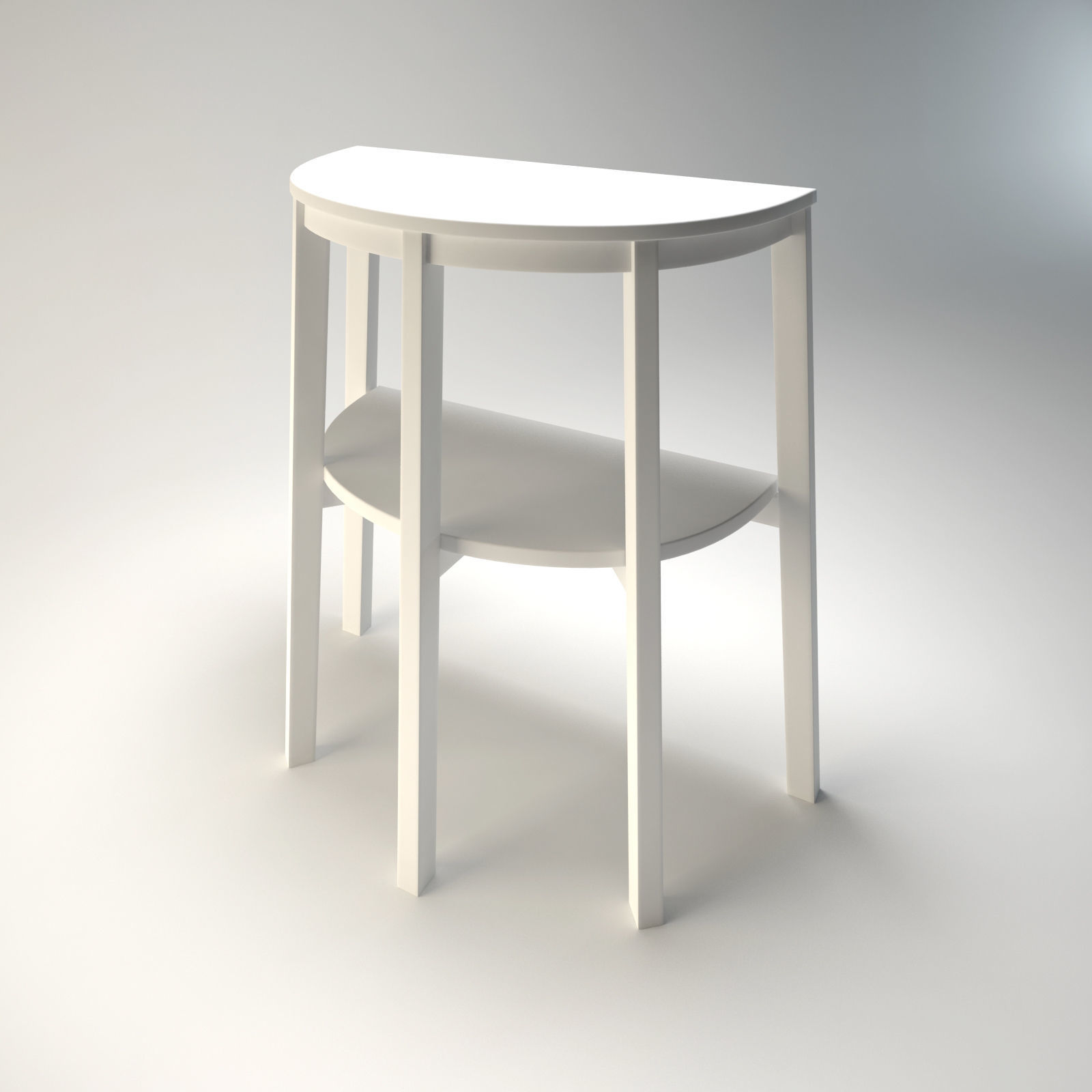 Console Table 3D model_1