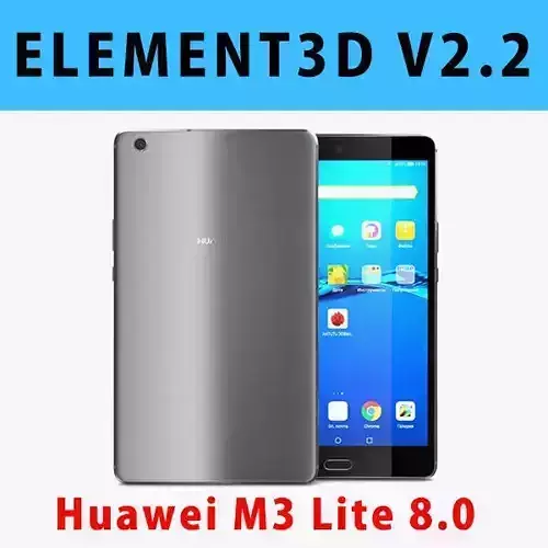 E3D - Huawei MediaPad M3 Lite 8 model