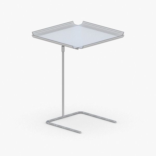 0651 - Coffee Table Low-poly 3D model_2
