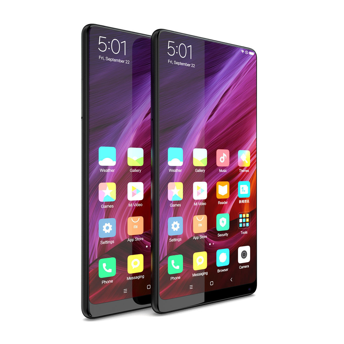 Xiaomi Mi Mix 2 Black  3D model_3