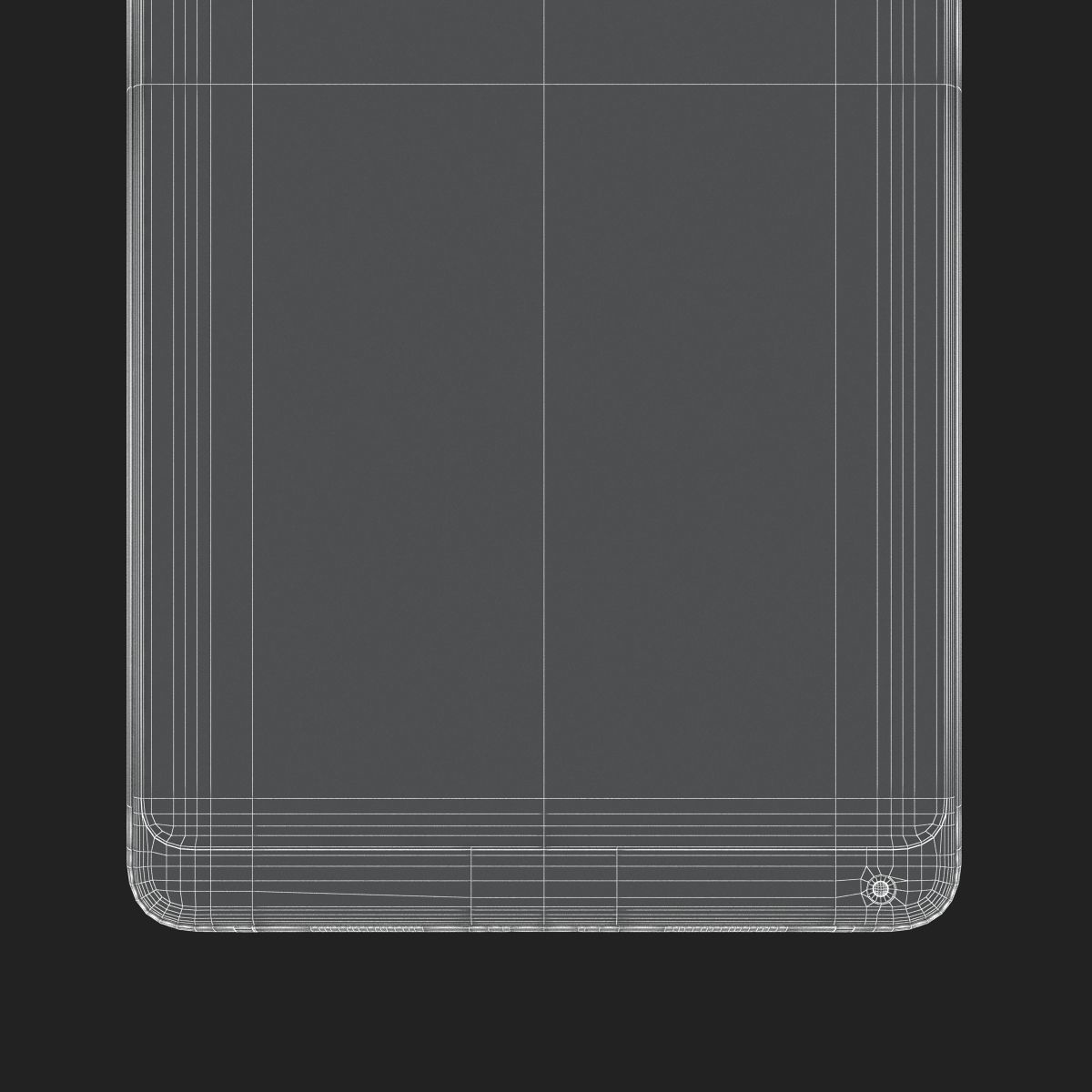 Xiaomi Mi Mix 2 Black  3D model_20
