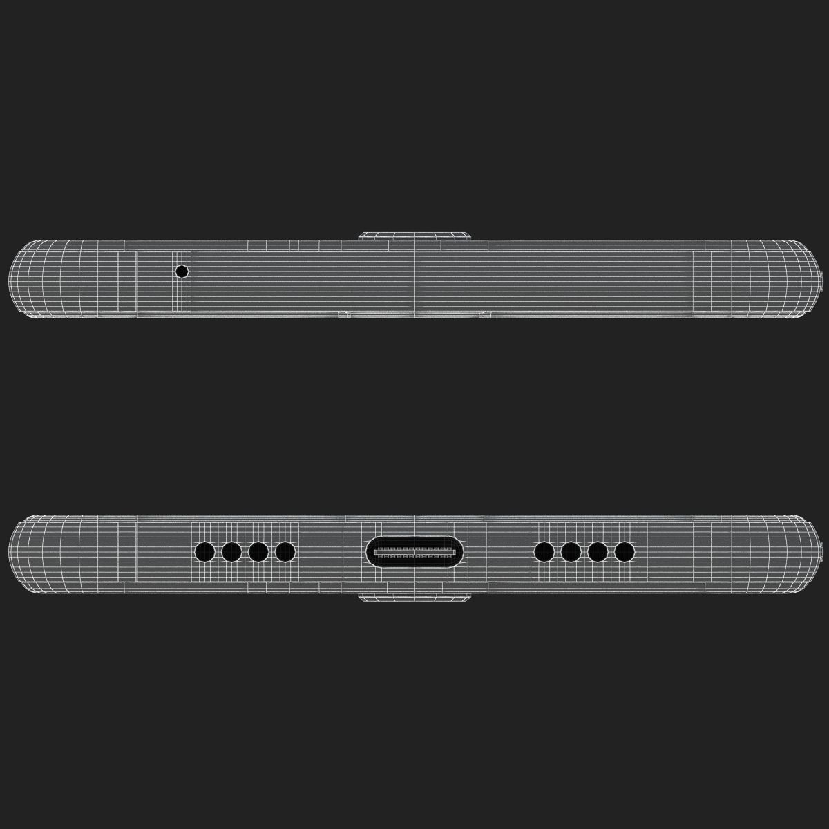 Xiaomi Mi Mix 2 Black  3D model_21