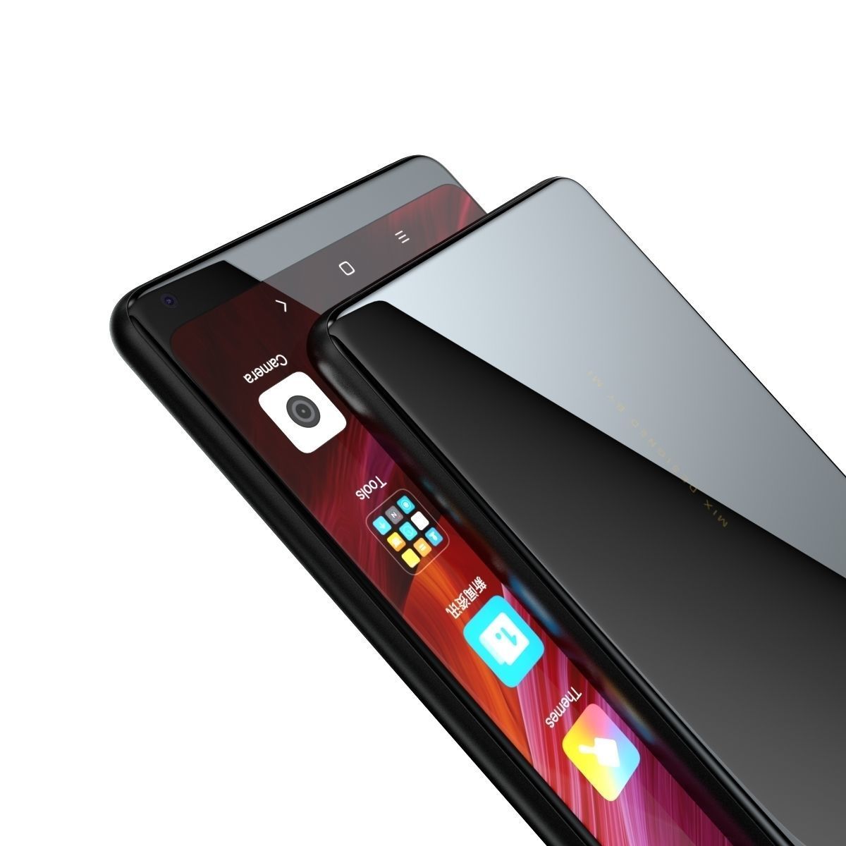 Xiaomi Mi Mix 2 Black  3D model_6