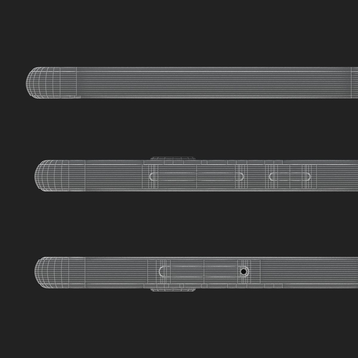 Xiaomi Mi Mix 2 Black  3D model_25