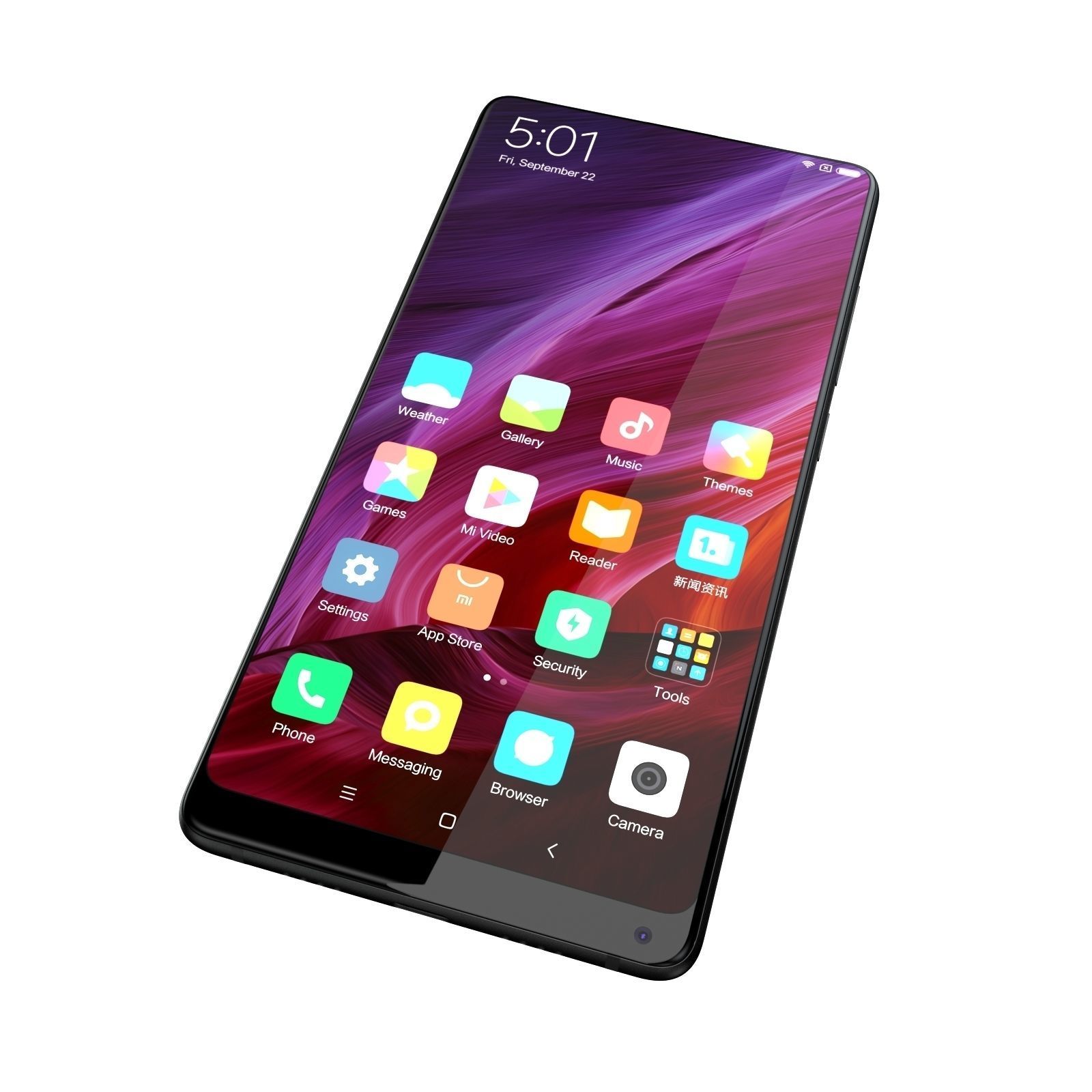 Xiaomi Mi Mix 2 Black  3D model_12