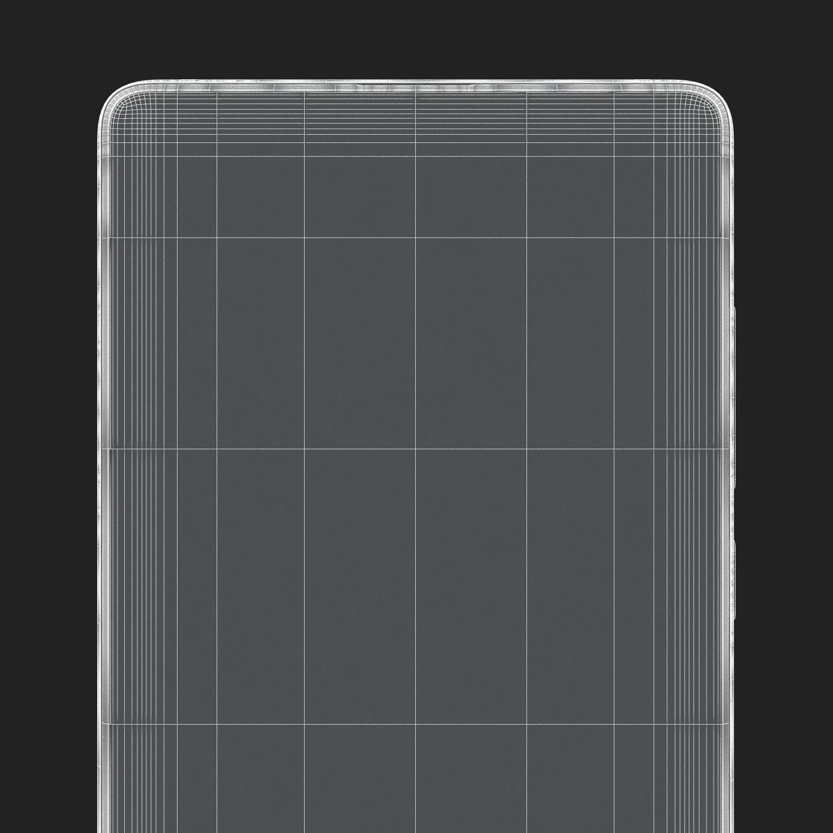 Xiaomi Mi Mix 2 Black  3D model_19