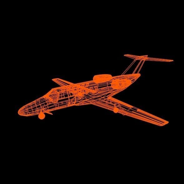 Cessna Citation CJ2 business jet 3D model_7