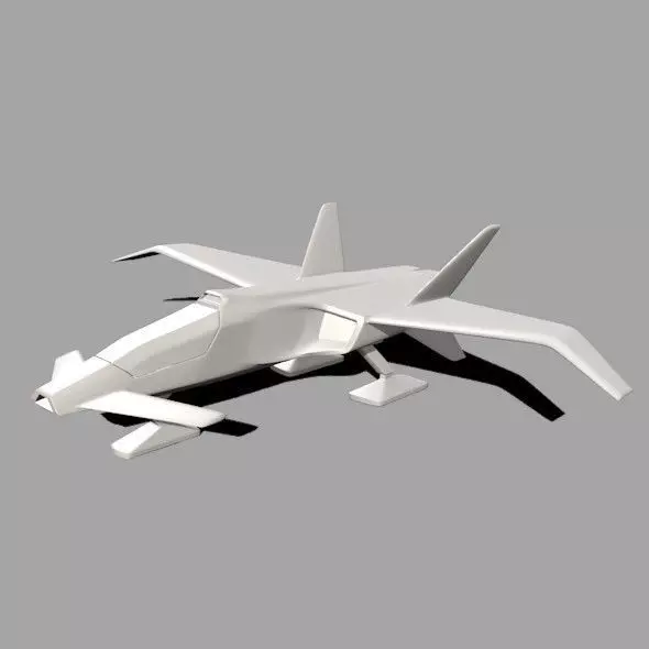 Spacecraft concept vehicle 3D print model