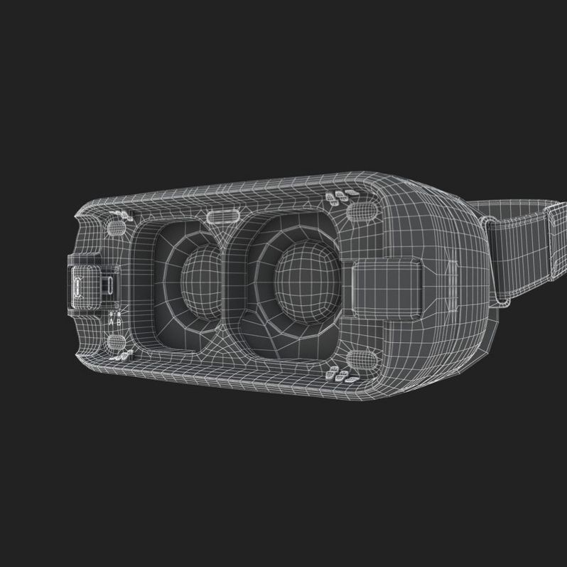 E3D - Samsung Gear VR  Controller For Galaxy Note 8 model  3D model_10