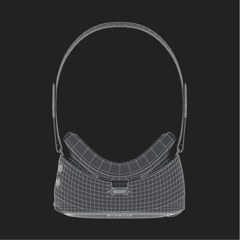 E3D - Samsung Gear VR  Controller For Galaxy Note 8 model  3D model_7