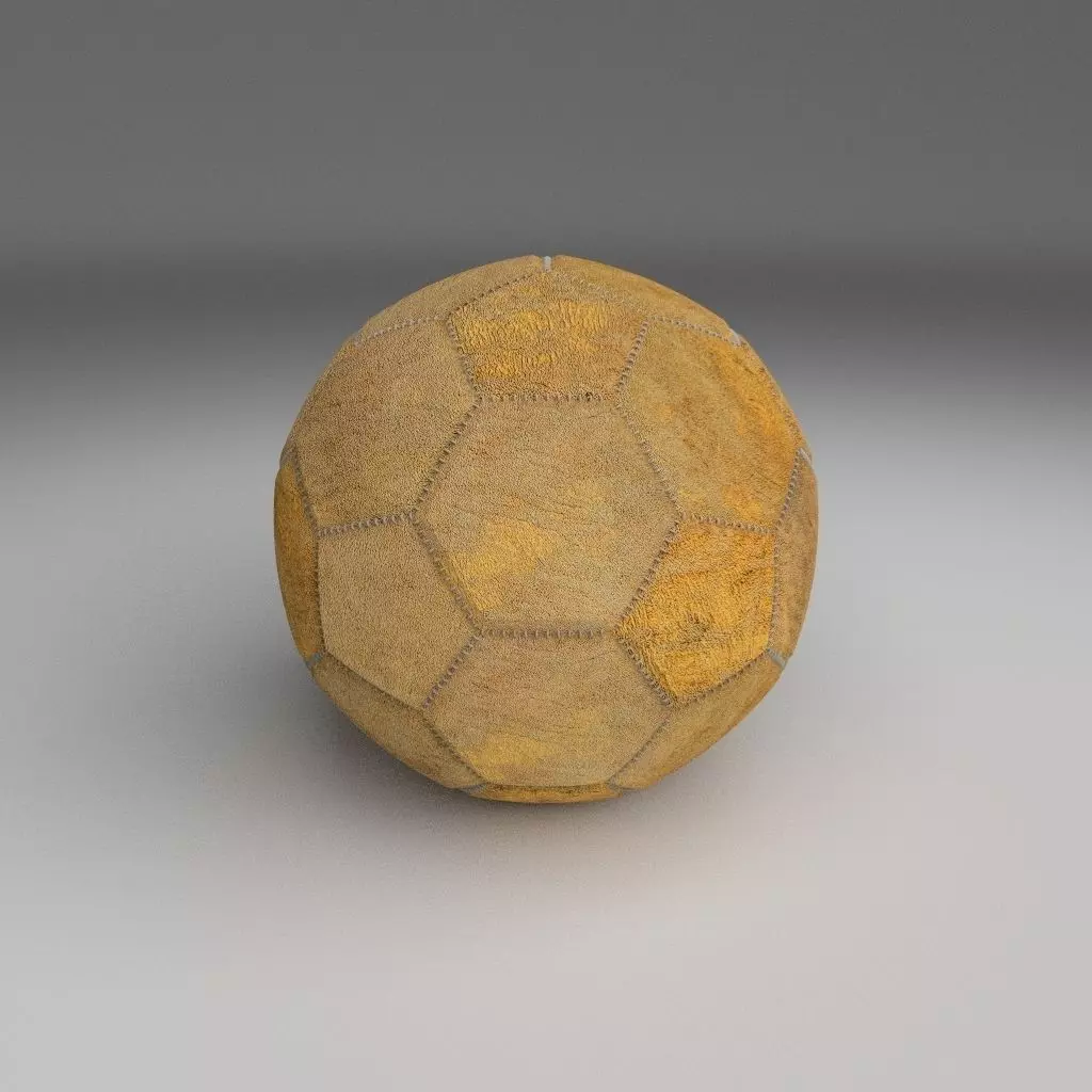 Used Football 3D model