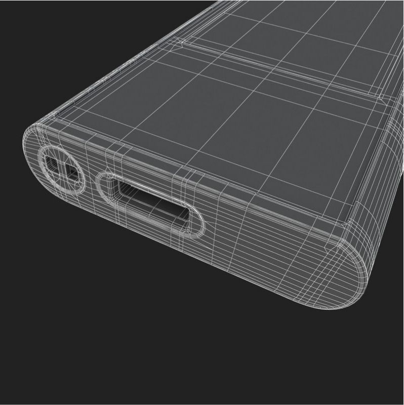 E3D - Sony Walkman NW-ZX300 MP3 Players 3D 3D model 3D model_10