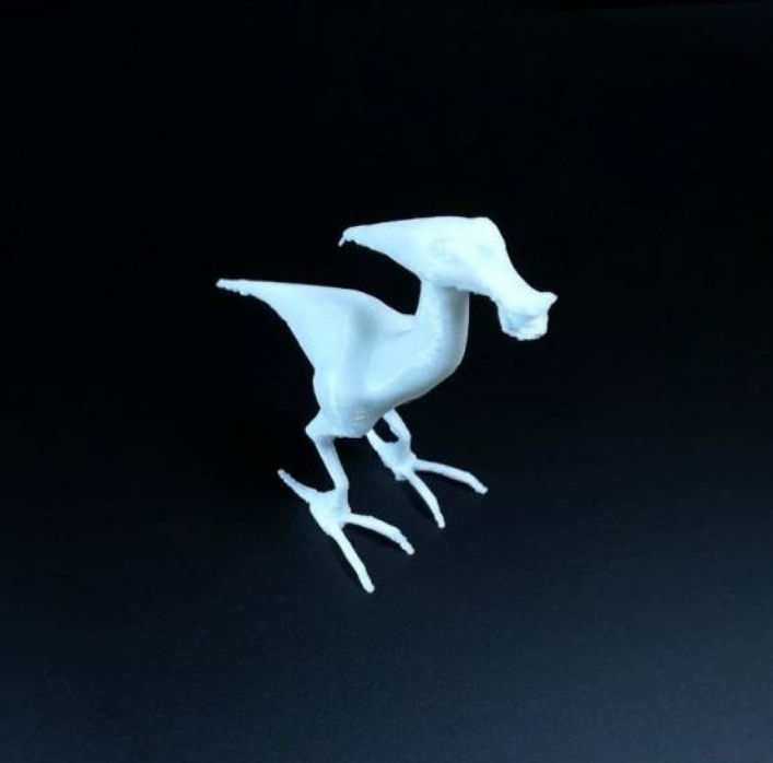 Alien dinosaur creature 3D print model_5