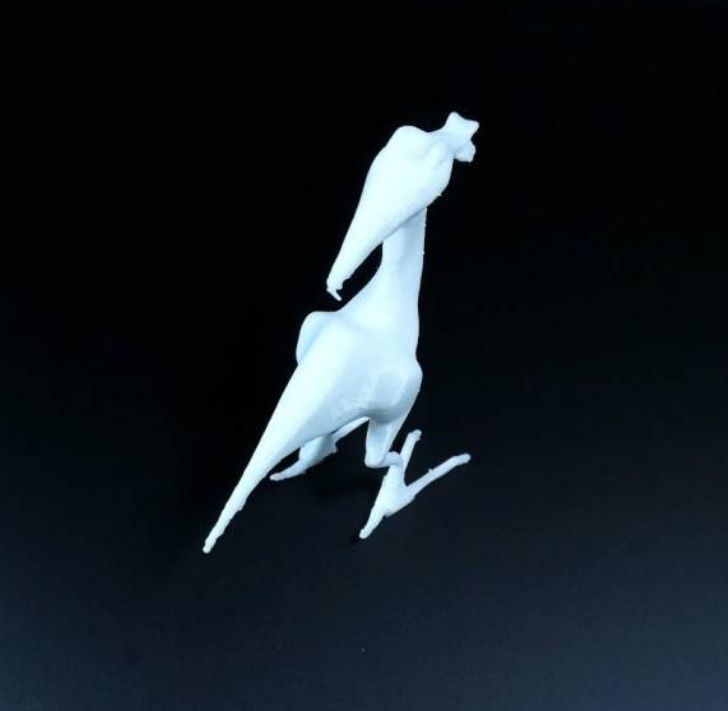 Alien dinosaur creature 3D print model_3