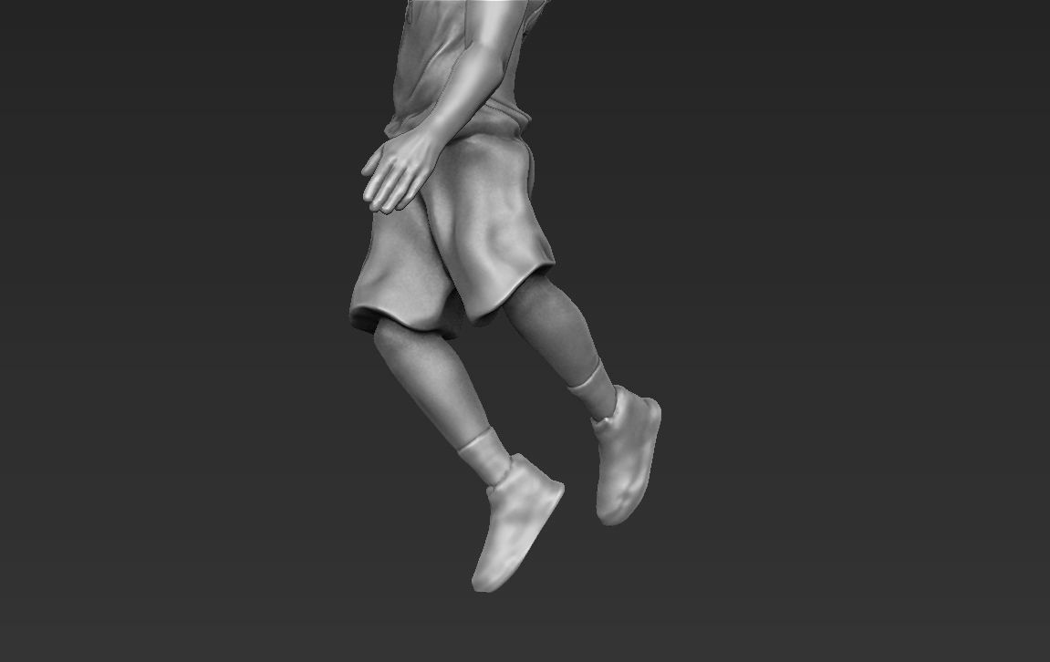 Kobe Bryant 3D printing ready stl obj formats 3D print model_18