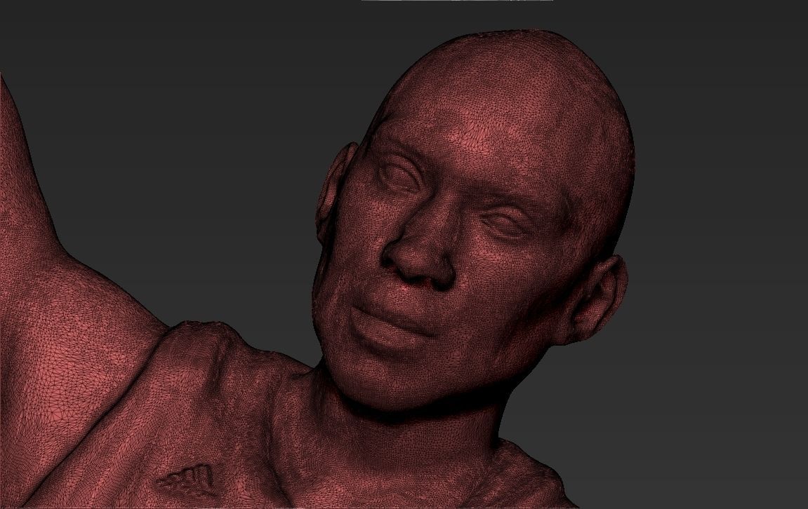 Kobe Bryant 3D printing ready stl obj formats 3D print model_21