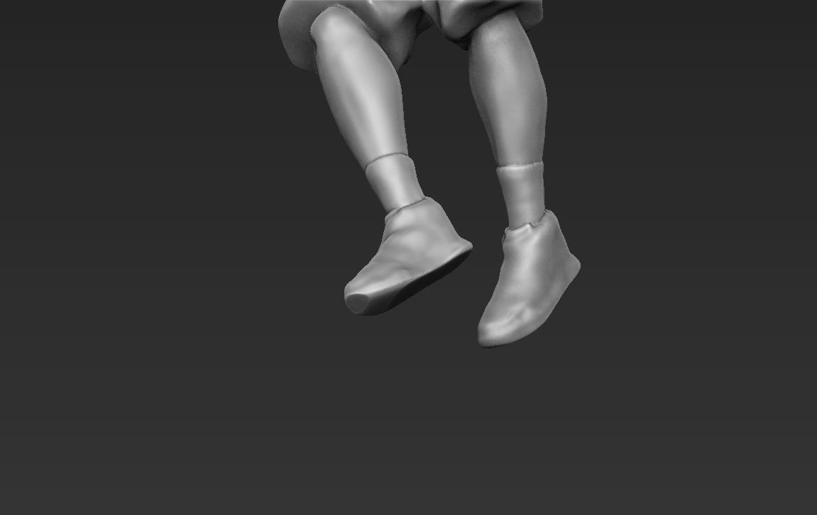 Kobe Bryant 3D printing ready stl obj formats 3D print model_20