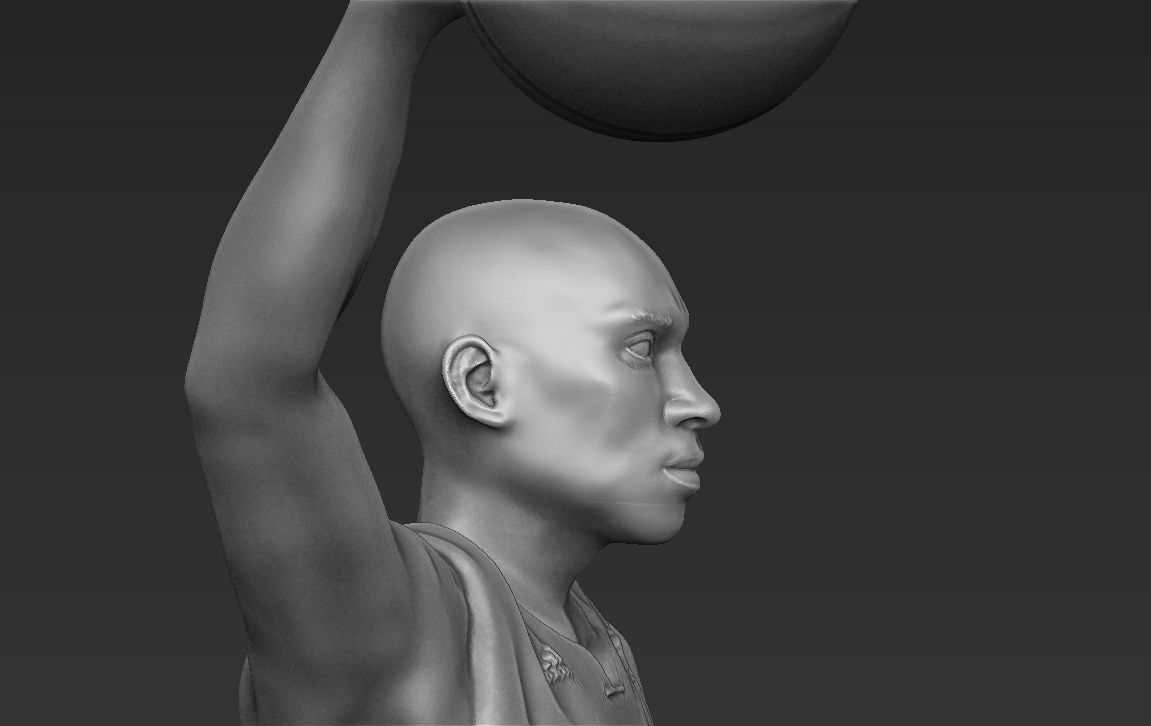 Kobe Bryant 3D printing ready stl obj formats 3D print model_17