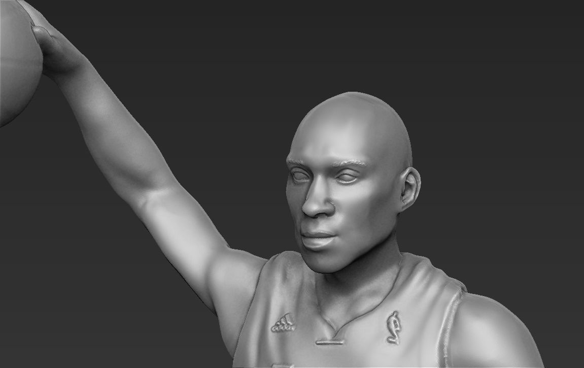 Kobe Bryant 3D printing ready stl obj formats 3D print model_12
